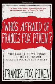 Book Cover for WHO'S AFRAID OF FRANCES FOX PIVEN?