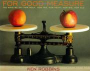 Cover art for FOR GOOD MEASURE