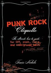 Book Cover for PUNK ROCK ETIQUETTE