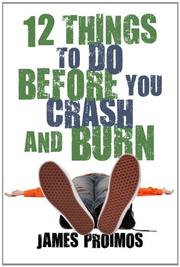 Book Cover for 12 THINGS TO DO BEFORE YOU CRASH AND BURN