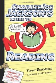 Cover art for CHARLIE JOE JACKSON'S GUIDE TO NOT READING