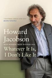 Cover art for WHATEVER IT IS, I DON'T LIKE IT