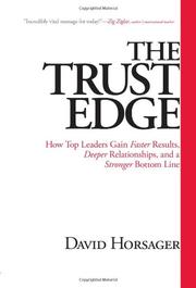 Cover art for THE TRUST EDGE