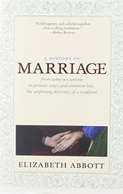 Cover art for A HISTORY OF MARRIAGE