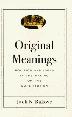 Cover art for ORIGINAL MEANINGS