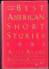 Cover art for THE BEST AMERICAN SHORT STORIES 1991