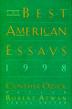 Cover art for THE BEST AMERICAN ESSAYS 1998