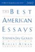 Cover art for THE BEST AMERICAN ESSAYS 2002