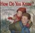 Cover art for HOW DO YOU KNOW?