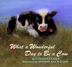Cover art for WHAT A WONDERFUL DAY TO BE A COW