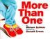 Cover art for MORE THAN ONE