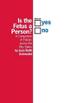 Cover art for IS THE FETUS A PERSON?
