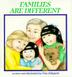 Cover art for FAMILIES ARE DIFFERENT