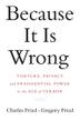 Cover art for BECAUSE IT IS WRONG