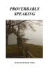 Cover art for PROVERBABLY SPEAKING