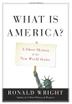 Cover art for WHAT IS AMERICA?