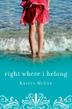 Cover art for RIGHT WHERE I BELONG