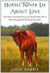 Cover art for HORSES NEVER LIE ABOUT LOVE